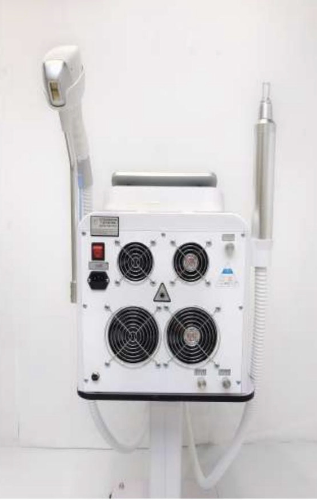 máquina láser 4 longitudes de onda vista trasera